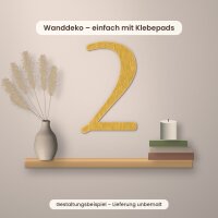 Holzzahl Typ 9 zum Bemalen – Art-déco-Schrift, Ziffern 0–9, 10, 20 oder 30 cm, Pappelsperrholz 4 mm