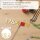 Satzzeichen & Symbole Typ 2 aus Holz zum Bemalen – 6er-Set ! ? & + . und Herz, 7,5 bis 20 cm, Pappelsperrholz 4 mm