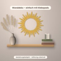 Strahlenkranz-Sonne offen aus Holz zum Bemalen, 30 oder 45 cm, Pappelsperrholz 4 mm