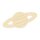 Planet mit Ring aus Holz zum Bemalen – 20 oder 30 cm, Pappelsperrholz 4 mm