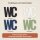 Schriftzug „WC“ aus Holz zum Bemalen – Blockschrift (Höhe 10, 15, 20 oder 30 cm) oder Schreibschrift (Höhe 15, 20 oder 30 cm), Pappelsperrholz 4 mm