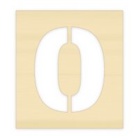 Sprühschablone Zahlen 0–9 aus Holz –...