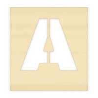 Sprühschablone Buchstaben A–Z, Ä, Ö,...