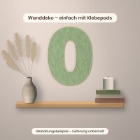 Holzzahl Typ 11 zum Bemalen – runde Groteskschrift, Ziffern 0–9, 10 bis 45 cm, Pappelsperrholz 4 mm
