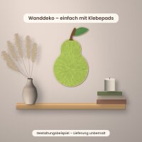 Birne aus Holz zum Bemalen, 3er-Set 10 cm oder einzeln 20, 30, 45 cm, Pappelsperrholz 4 mm