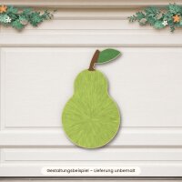 Birne aus Holz zum Bemalen, 3er-Set 10 cm oder einzeln 20, 30, 45 cm, Pappelsperrholz 4 mm