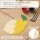 Zitrone aus Holz zum Bemalen, 3er-Set 10 cm oder einzeln 20, 30, 45 cm, Pappelsperrholz 4 mm