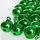 Glöckchen mit Öse 17x13 mm – 100 Stück, Metall, grün