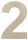 Holzzahl 2 zum Bemalen – Typ 1, 20 cm hoch, Pappelsperrholz 4 mm