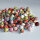 Glöckchen mit Öse 17x13 mm – 100 Stück, Metall, marmoriert