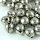 Glöckchen mit Öse 17x13 mm – 100 Stück, Metall, silberfarben