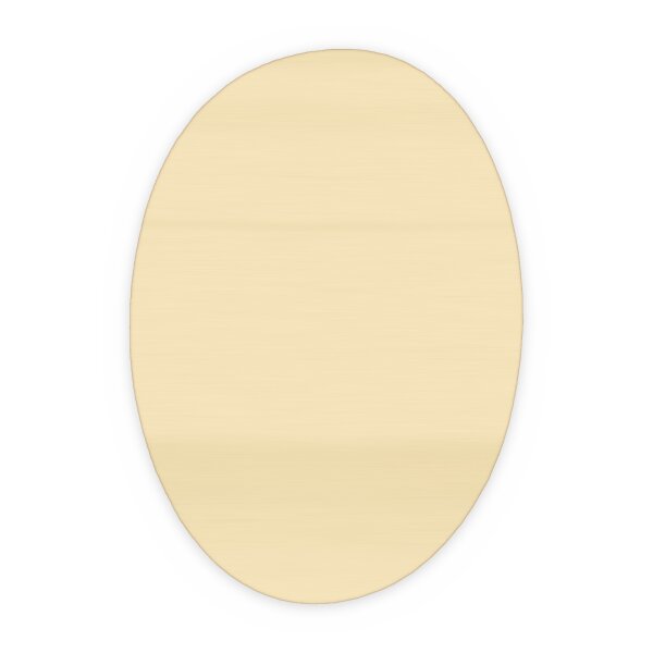 Holzzahl 0 zum Bemalen – Typ 3, 45 cm hoch, 4 mm stark