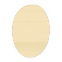 Holzzahl 0 zum Bemalen – Typ 3, 45 cm hoch, 4 mm stark