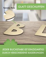 Holzbuchstaben & Holzzahlen zum Bemalen – Typ...