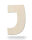 Holzbuchstabe J zum Bemalen – Typ 2, 7,5 cm hoch, 4 mm stark