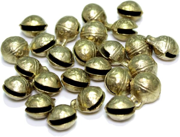 Metall-Glöckchen mit chinesischen Schriftzeichen 16 mm – 25 Stück